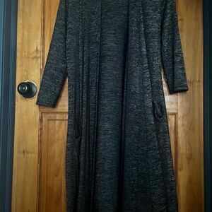 Women's Grey & Black Cardigan Olivia Blu